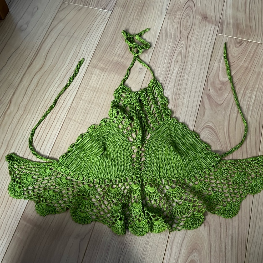 Crochet halter top